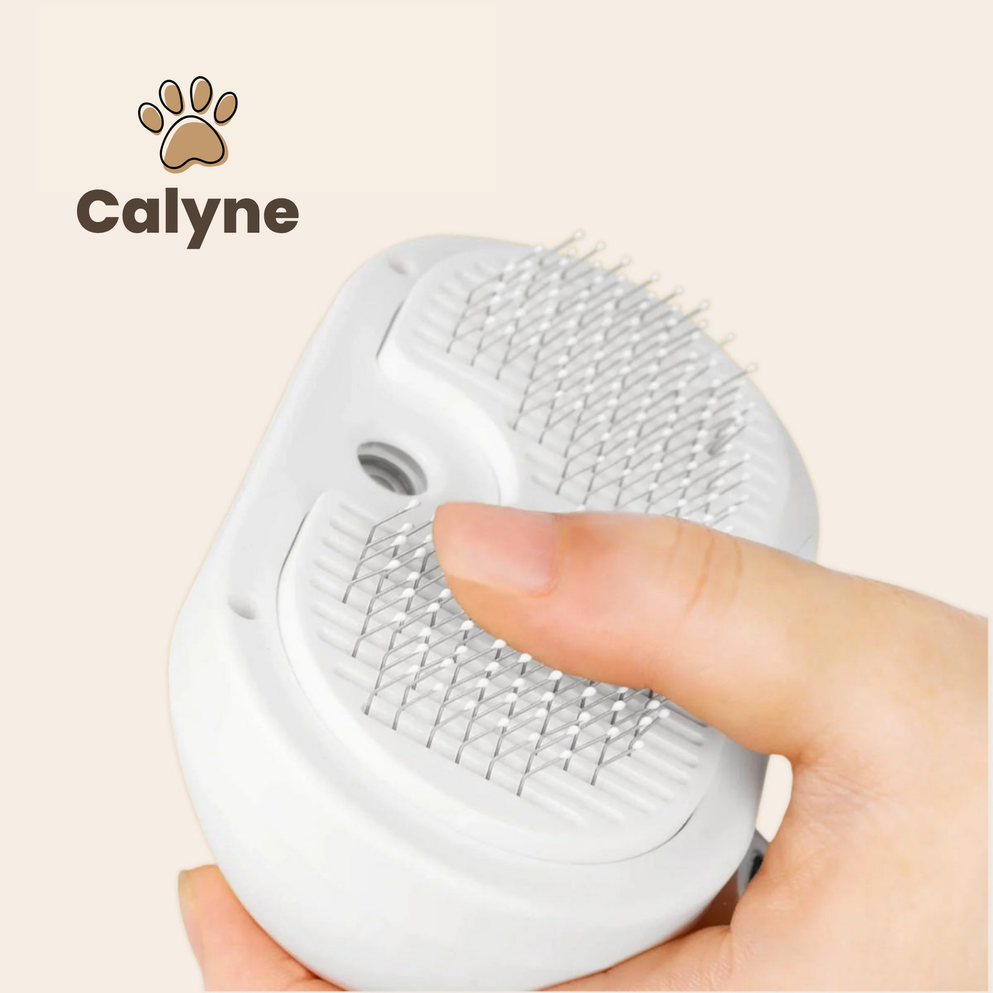 Calyne® SteamBrush Pro - Brosse de toilettage professionnelle pour animaux de compagnie