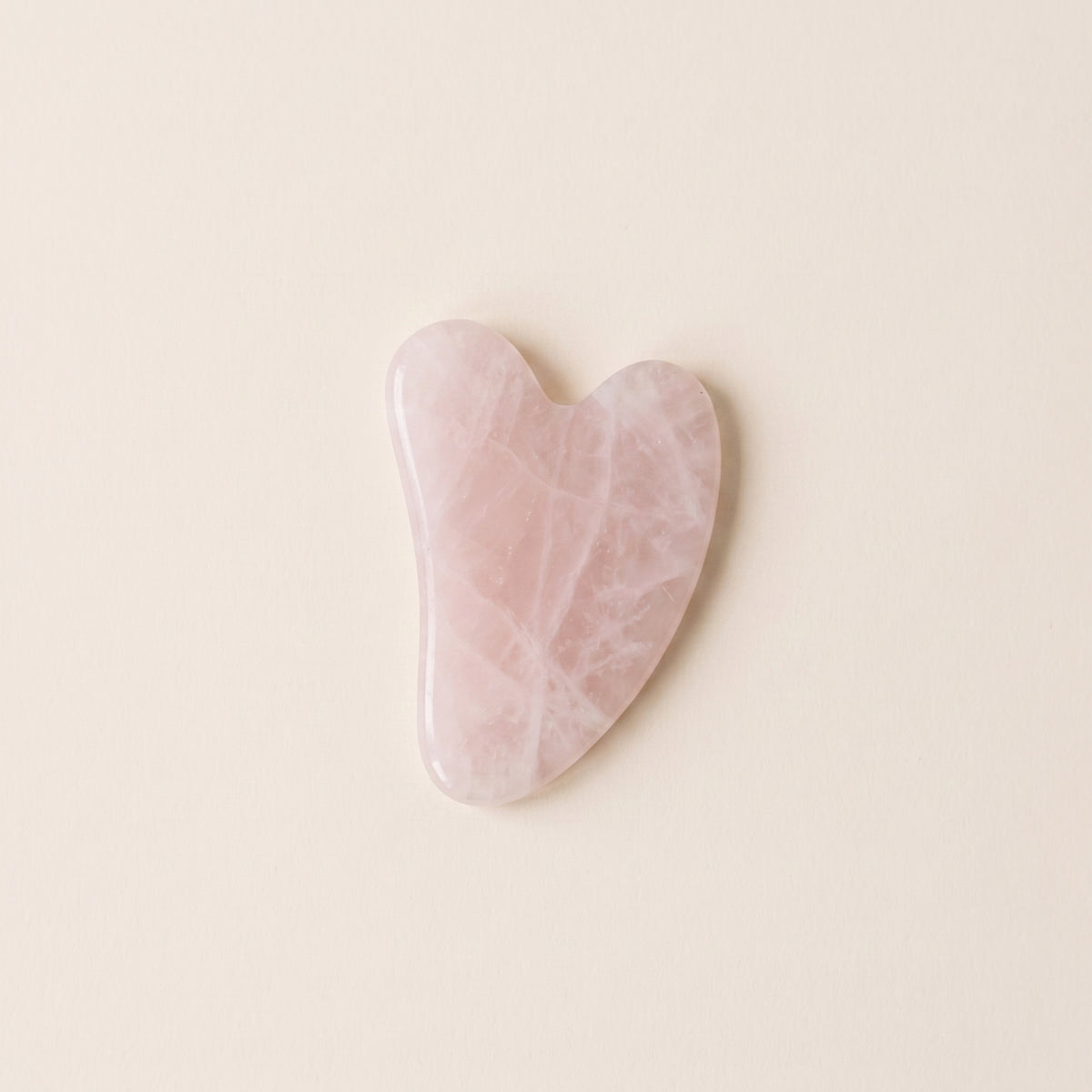 Le Rituel — Gua sha en quartz rose véritable